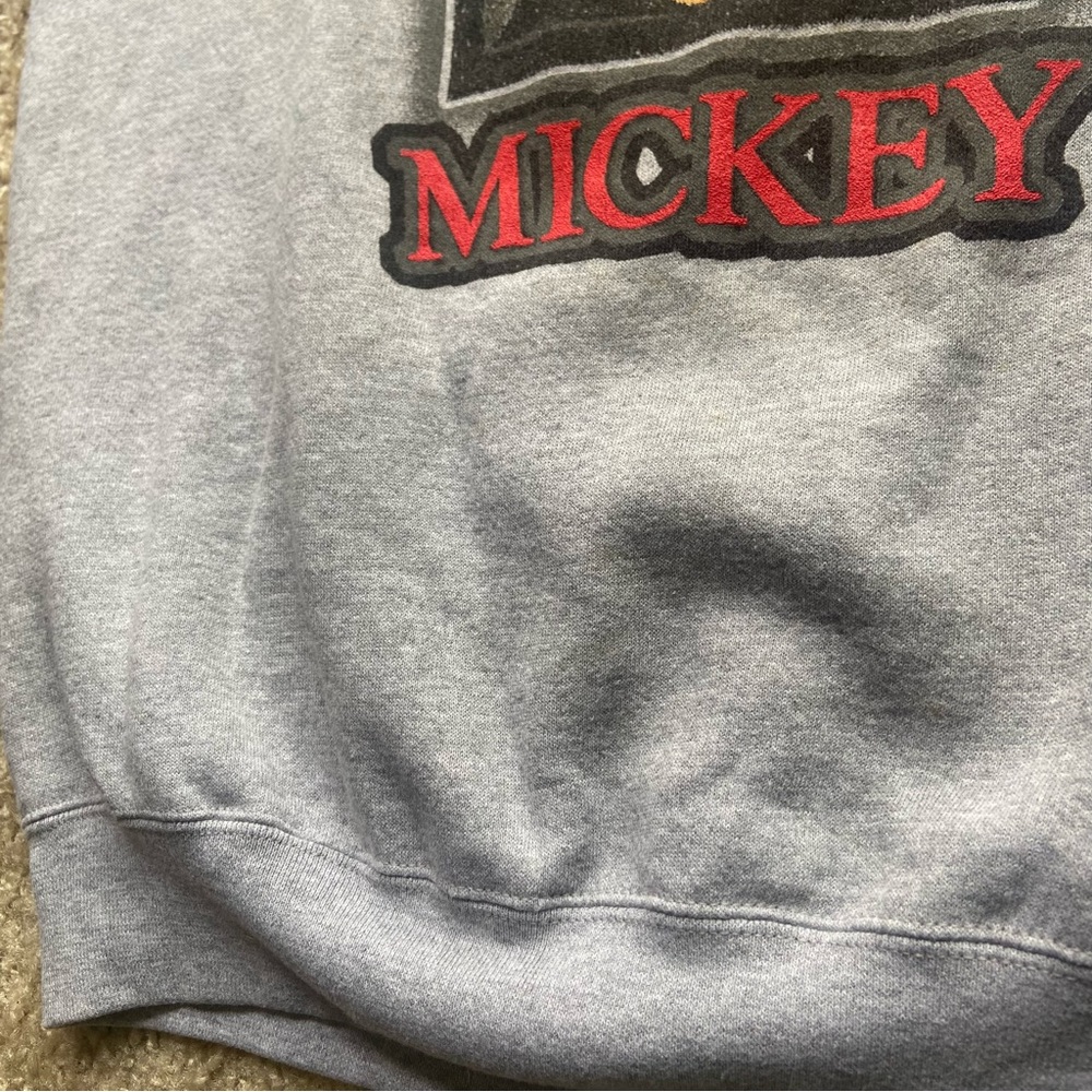Vintage Disney Mickey Mouse Crewneck Sweater in grey size large - Picture 11 of 13